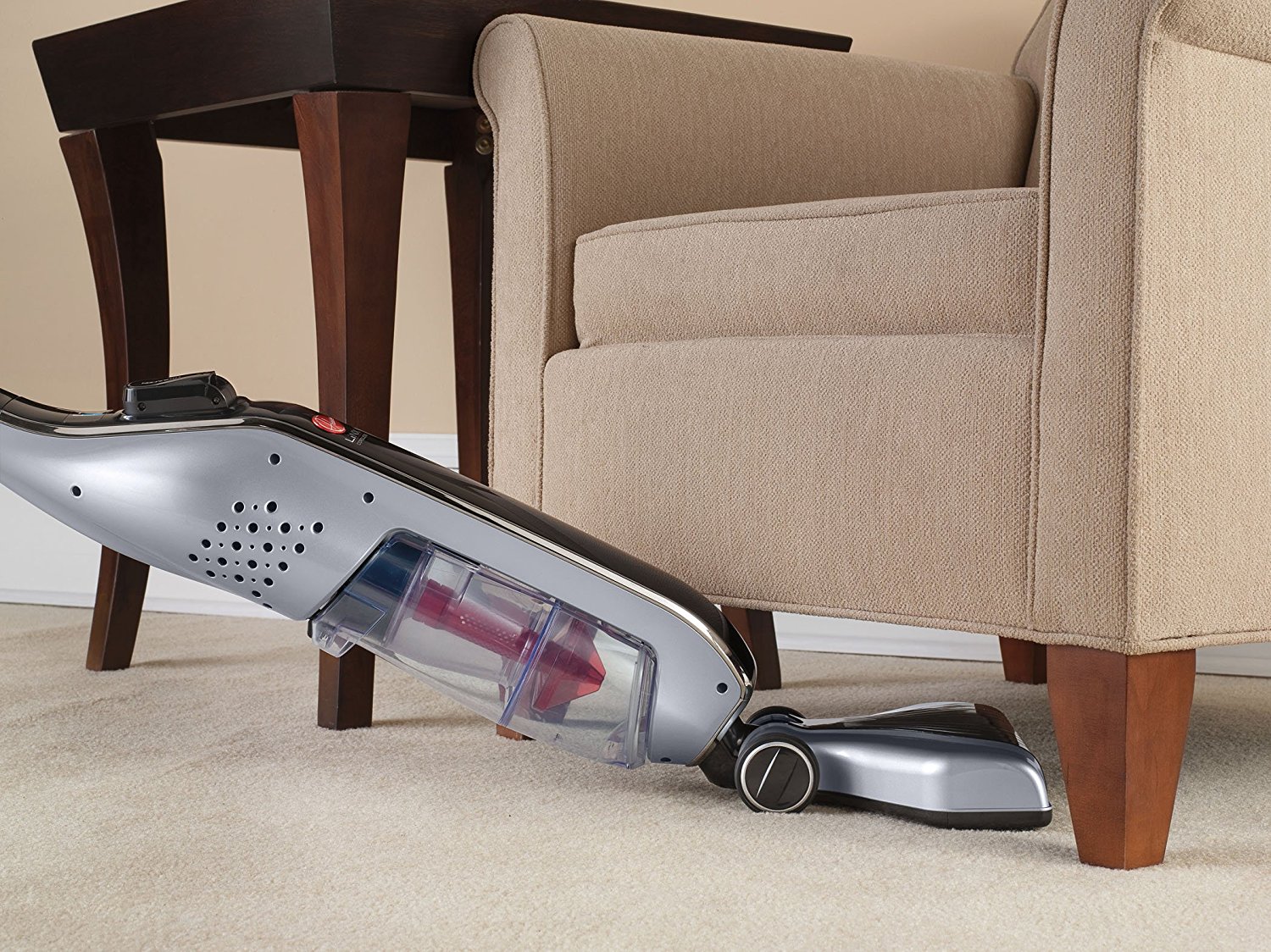 Hoover Linx BH50010 Cordless Stick Vacuum Cleaner under furniture