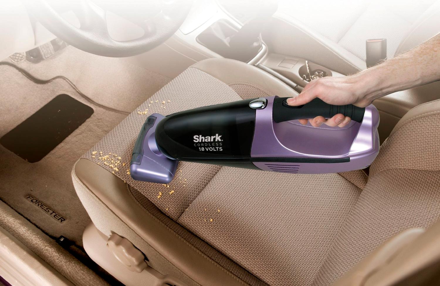 Shark Cordless Pet Perfect II Hand Vac SV780 Motorized Pet Brush for car seat