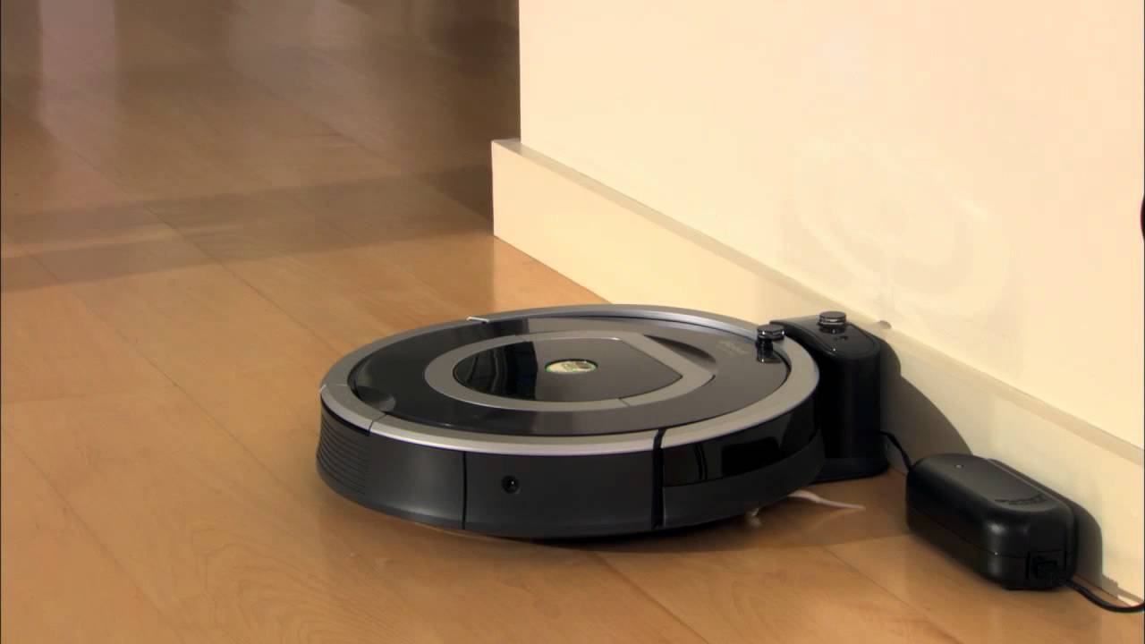 iRobot Roomba 770 Robotic Vacuum Cleaner in the dock