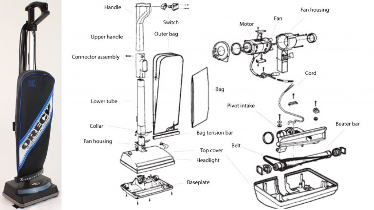 Vacuum Cleaner Parts Diagram