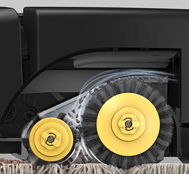 iRobot Roomba AeroVac 3-stage cleaning system